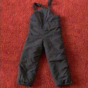 White Sierra kids snow bibs